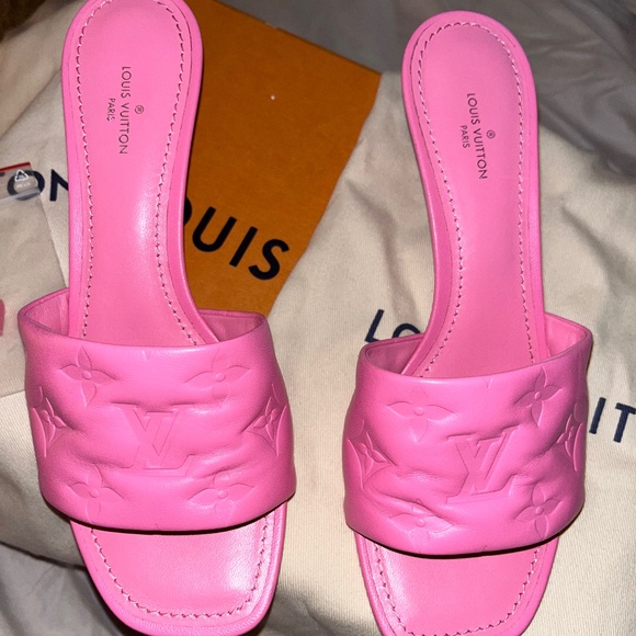Louis Vuitton Revival Mule Pop Rose 36 1/2 - Picture 1 of 13